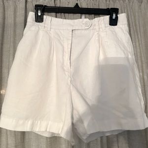 White linen shorts from &Other Stories, size 6